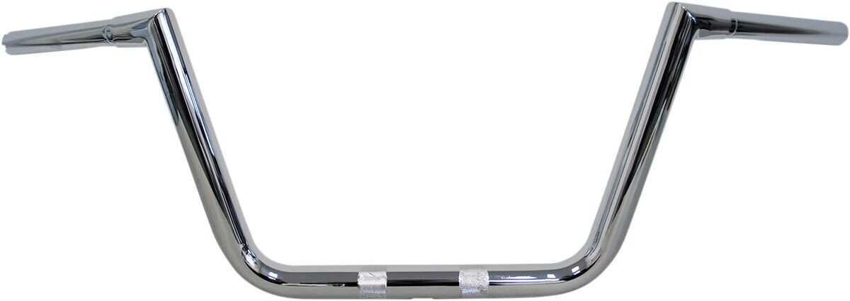 LA Choppers 1 1/4" Big Twin Peaks Hefty Handlebars Chrome 10" Rise LA-7362-10