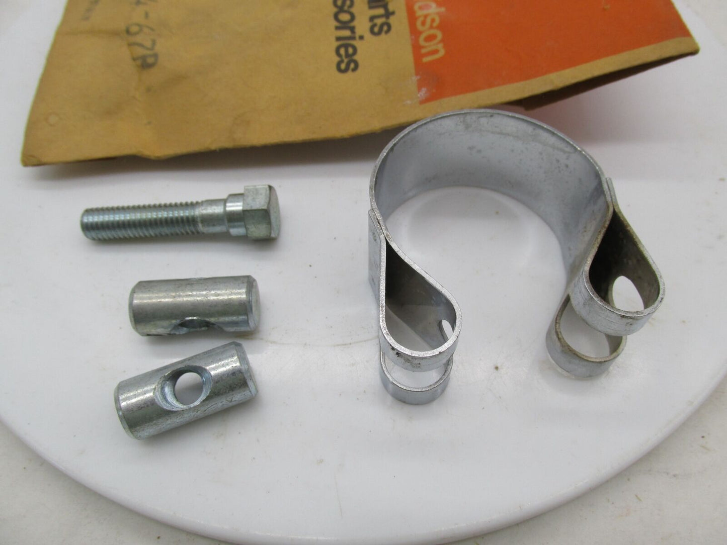 Harley Davidson Genuine NOS Aermacchi Sprint Exhaust Pipe Clamp 65514-67P