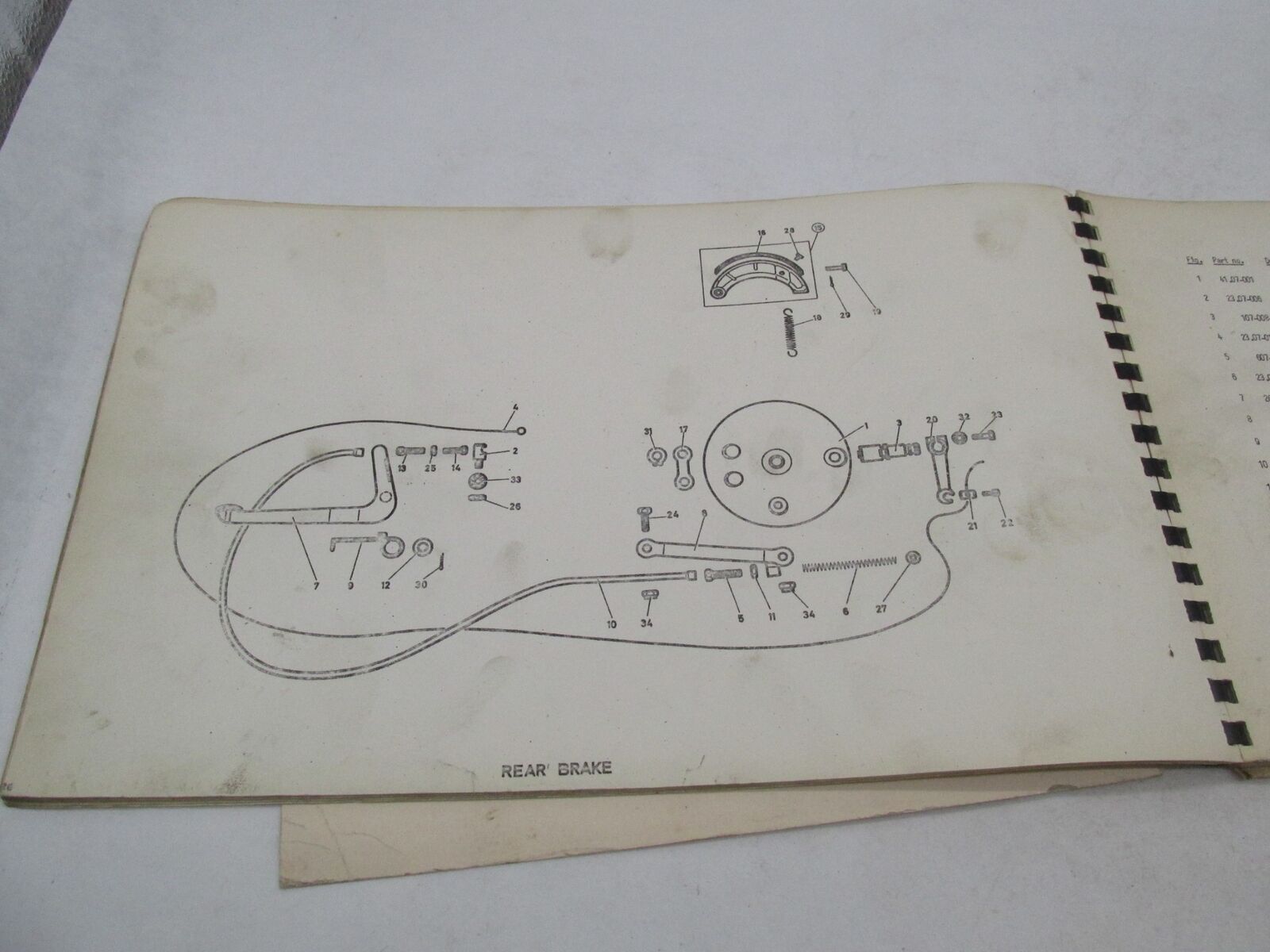 Bultaco Factory 1968 Sherpa T Motorcycle Catalog Parts List Book 49.32-117-2
