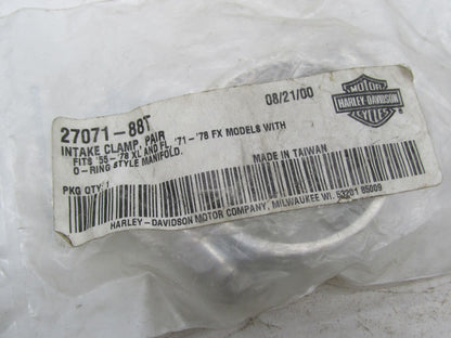 Harley-Davidson Genuine NOS Chrome Intake Clamp 27071-88T