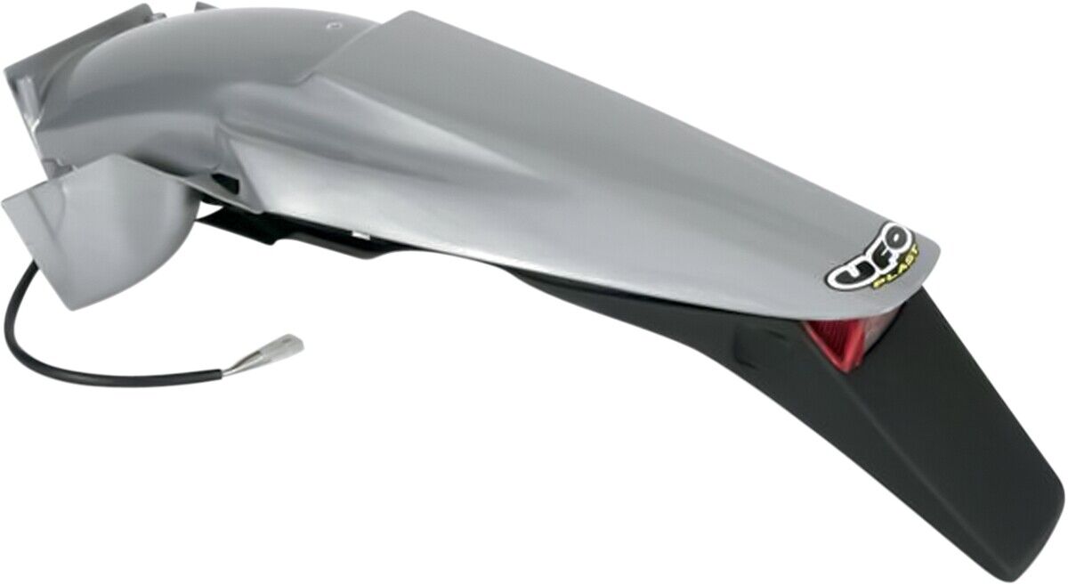 UFO Enduro Rear Fender with Light Silver KT03043340