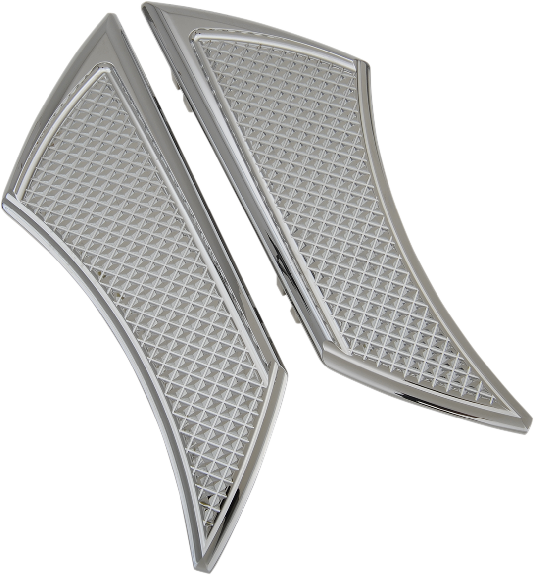 EDDIE TROTTA DESIGNS Stealth Driver Floorboards Chrome TC-563