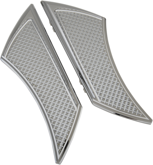 EDDIE TROTTA DESIGNS Stealth Driver Floorboards Chrome TC-563