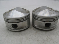 Pair of Harley Davidson Ross NOS High Performance Over Sized 392 Pistons