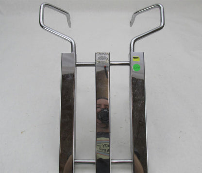 Harley ‘00+ Softail FLSTC Chrome 3 Channel Luggage Rack w/ Grab Rail 53941-03