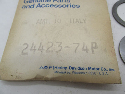 Lot of 10 Harley-Davidson Genuine NOS Aermacchi Crank Thrust Washers 24423-74P