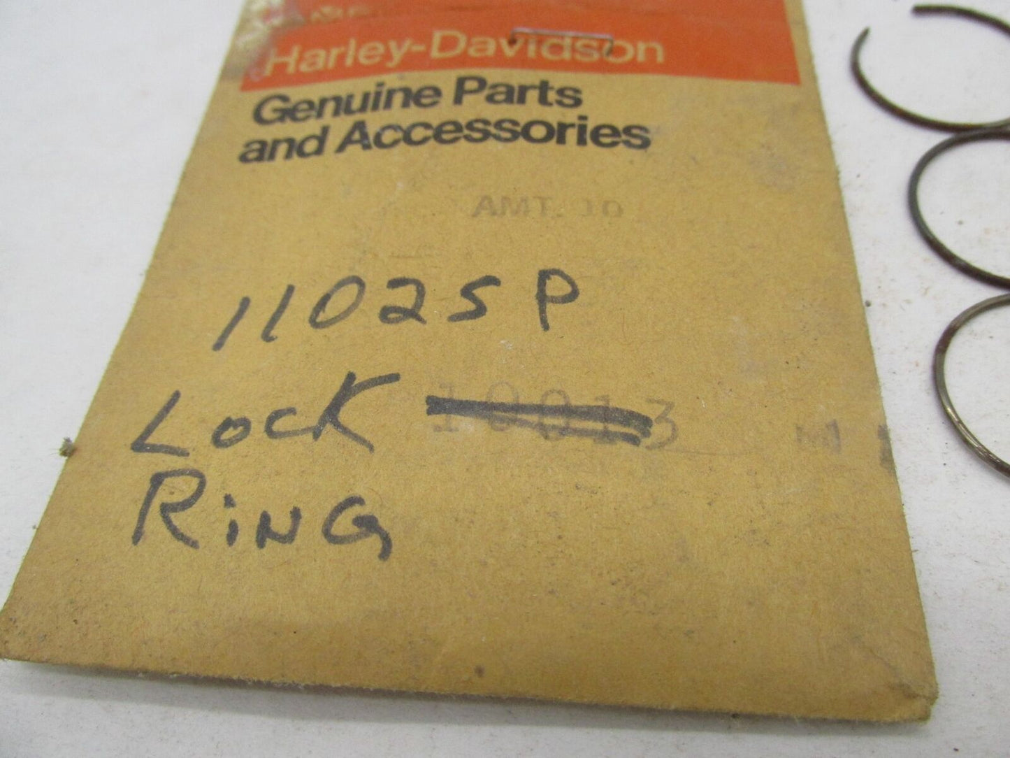Lot of 9 Harley-Davidson Genuine NOS Aermacchi Retaining Rings 11025P