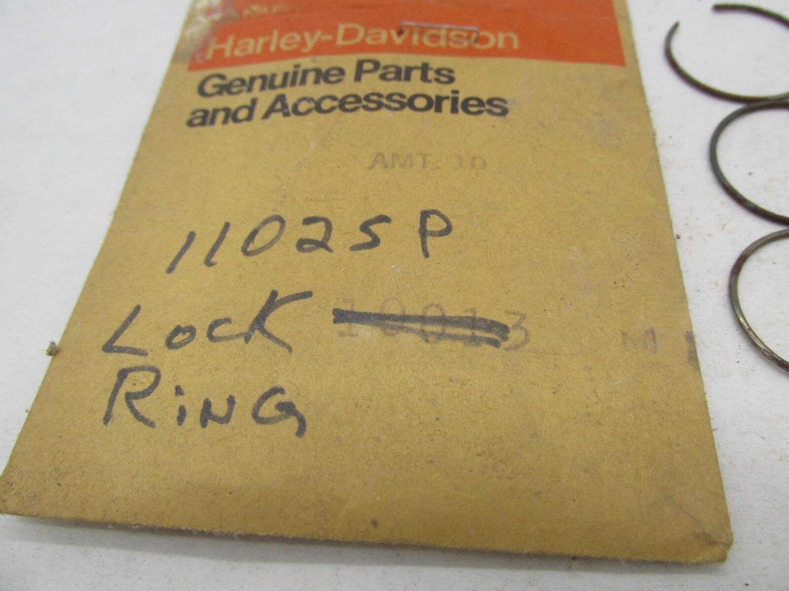 Lot of 9 Harley-Davidson Genuine NOS Aermacchi Retaining Rings 11025P