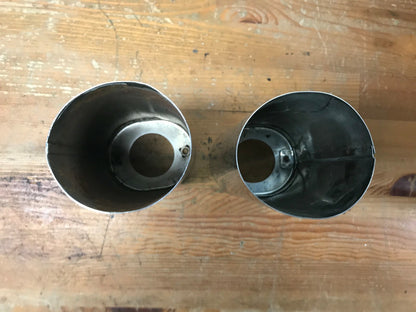 Harley Davidson chrome lower fork tube extended covers touring HD Nice