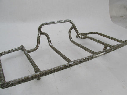 Used Motorcycle Chrome Patina Luggage Rack 22" x 12"