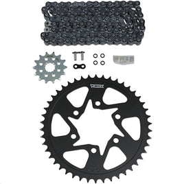 Vortex HFRS Hyper Fast 520 Street Conversion Chain and Sprocket Kit Black CK6392