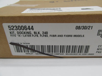 Harley Davidson Genuine NOS FLFB FLFBS FXBR Docking Kit Black 52300644