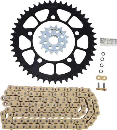 Vortex Chain and Sprocket Kit Black CKG7615