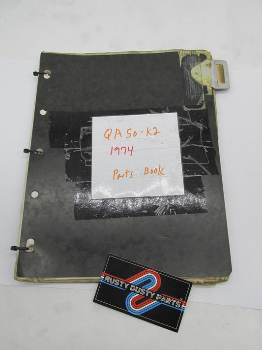 Honda Official Factory 1973 QA50 K2 2nd Edition Parts Catalog Manual