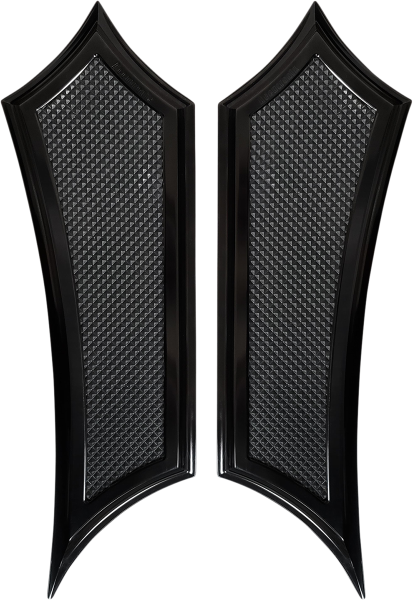 Accutronix Instigator Extended Floorboards Black FBF01-IB