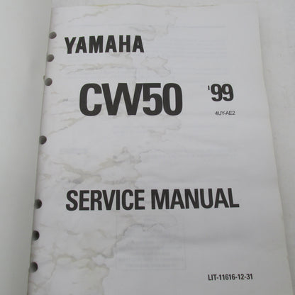 Yamaha OEM SERVICE MANUAL CW50L 1999 CW50 LIT-11616-12-31