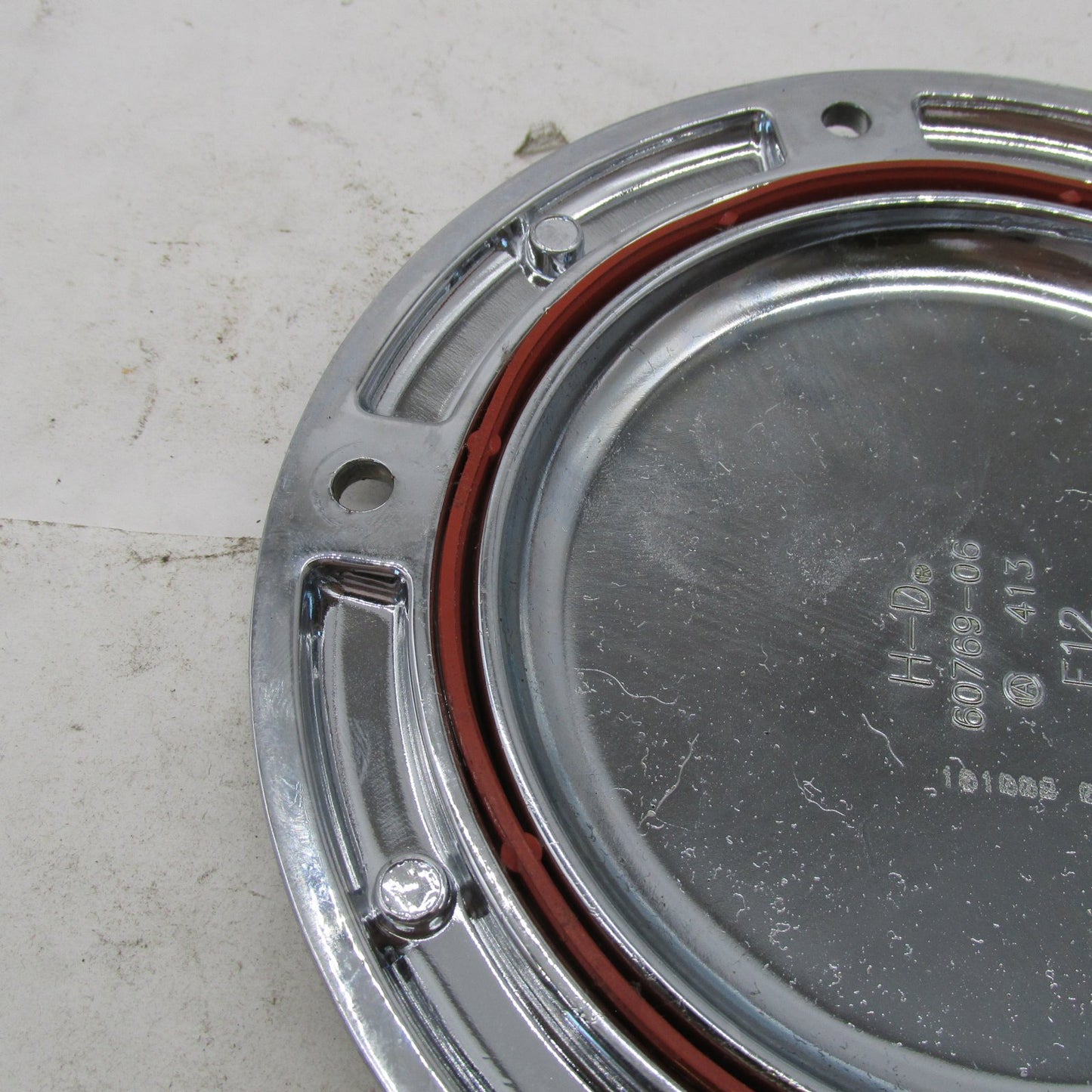 Harley Davidson OEM Twin Cam Softail & Dyna Chrome Derby Clutch Cover