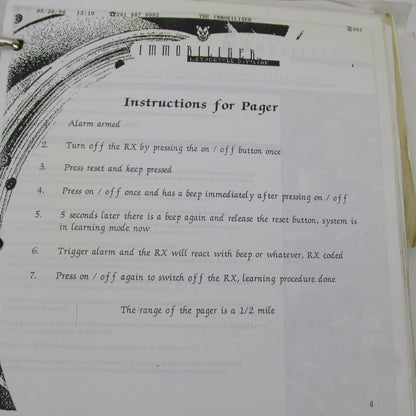 Harley Davidson Genuine 1980s-1990s Accessory Installation Instruction