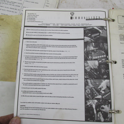 Harley Davidson Genuine 1980s-1990s Accessory Installation Instruction