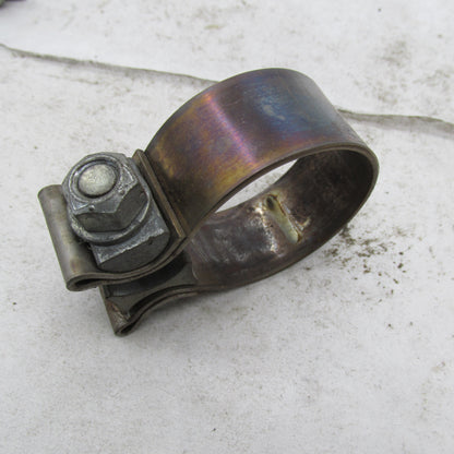 Lot of 3 Harley-Davidson OEM 1.75" 1-3/4" Heavy Duty Muffler Clamps 65