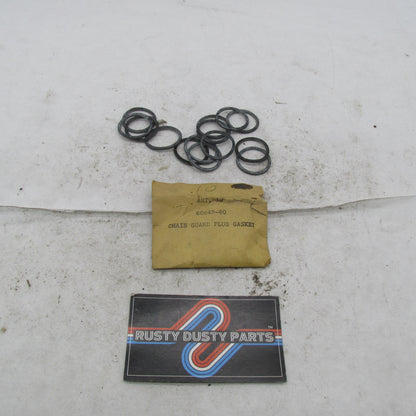 Lot of 14 Harley-Davidson OEM NOS Chain Guard Plug Gaskets 60649-60