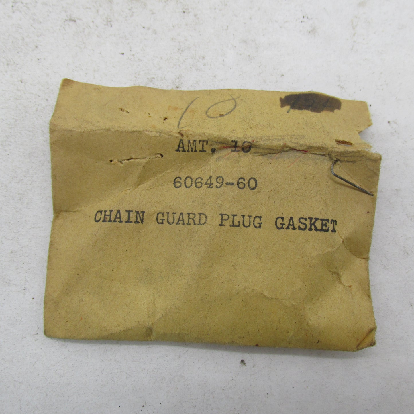 Lot of 14 Harley-Davidson OEM NOS Chain Guard Plug Gaskets 60649-60