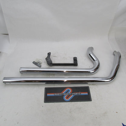 SuperTrapp EUC 91-05 Harley Dyna Mean Mothers Chrome Exhaust System 13
