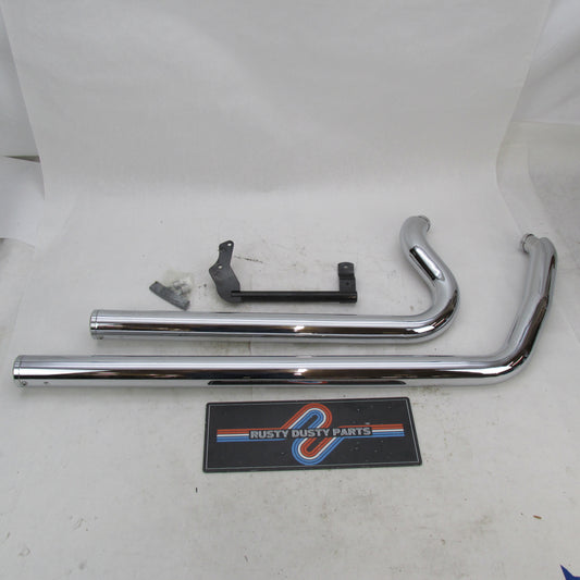 SuperTrapp EUC 91-05 Harley Dyna Mean Mothers Chrome Exhaust System 13