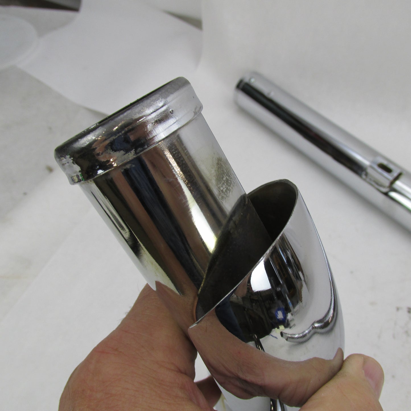 SuperTrapp EUC 91-05 Harley Dyna Mean Mothers Chrome Exhaust System 13
