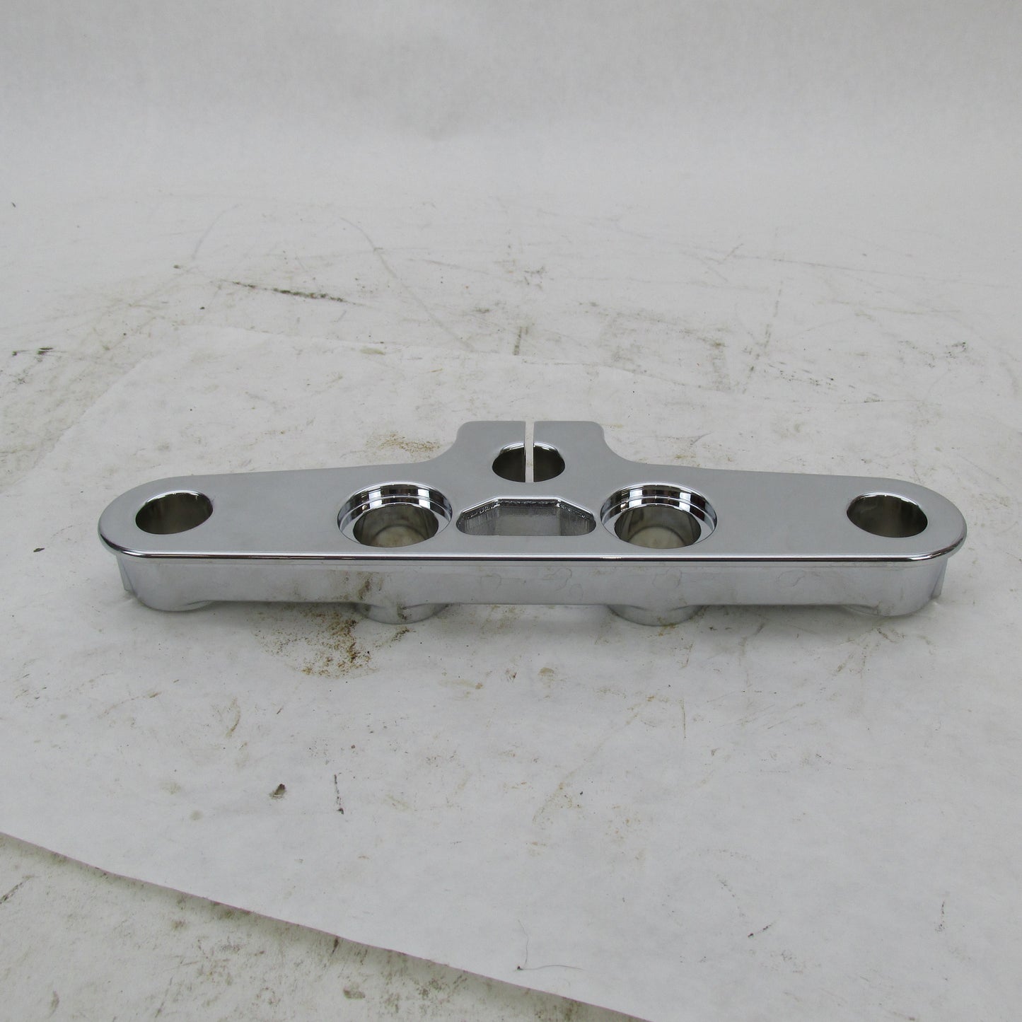 Harley-Davidson OEM Softail 41mm Chrome Upper Triple Tree Clamp 45456-