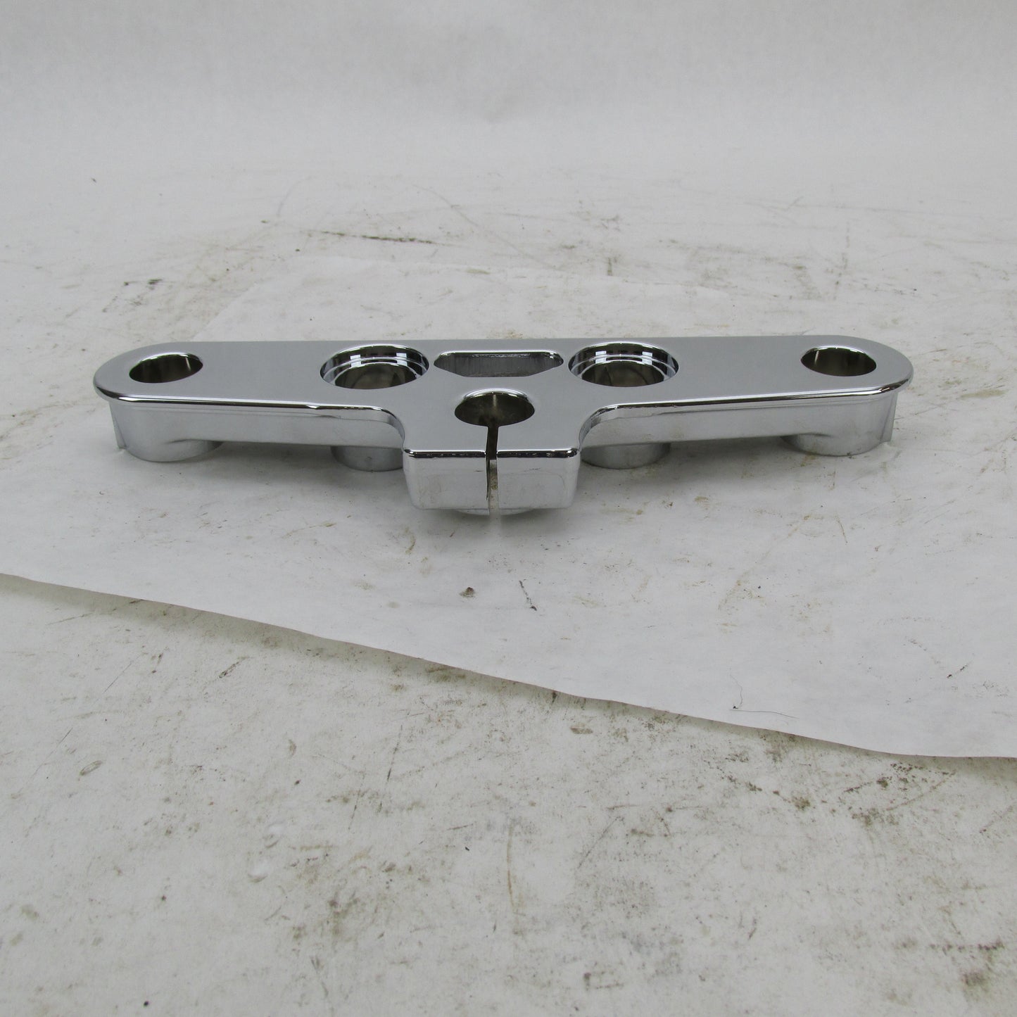 Harley-Davidson OEM Softail 41mm Chrome Upper Triple Tree Clamp 45456-