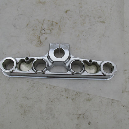 Harley-Davidson OEM Softail 41mm Chrome Upper Triple Tree Clamp 45456-