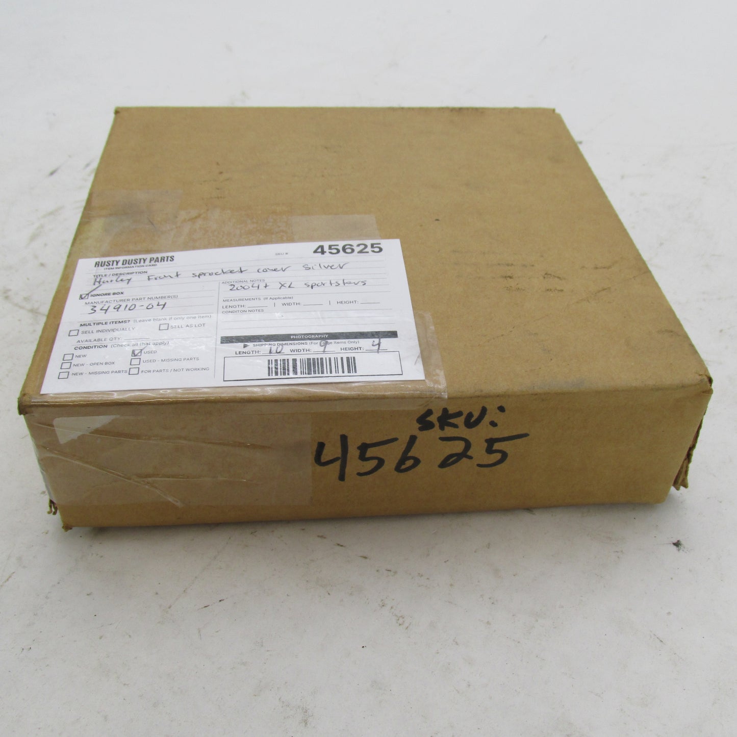 Harley Davidson OEM Silver Front Sprocket Cover 2004+ XL Sportster 349