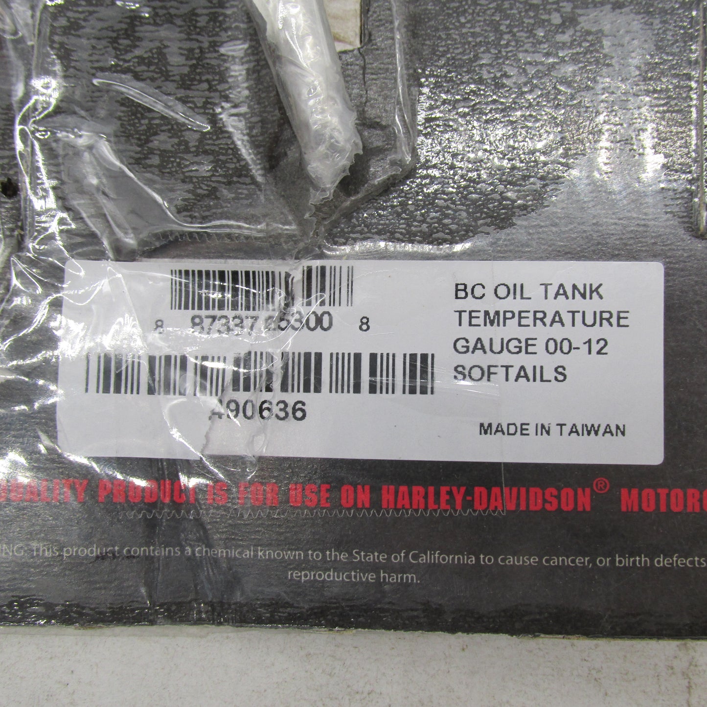 Biker's Choice 00-12 Softail Oil Tank Temp Gauge Dipstick *Damaged* 49