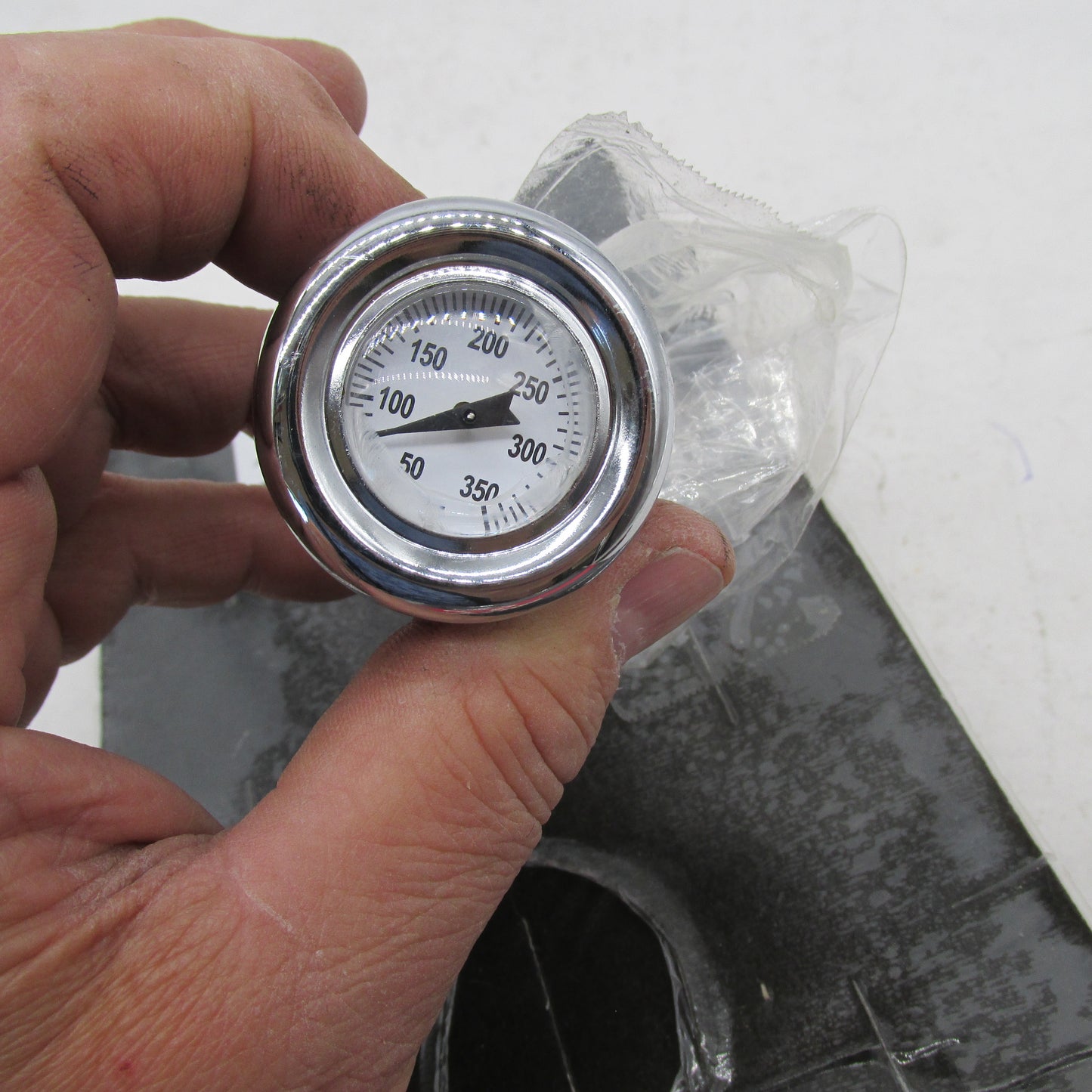 Biker's Choice 00-12 Softail Oil Tank Temp Gauge Dipstick *Damaged* 49