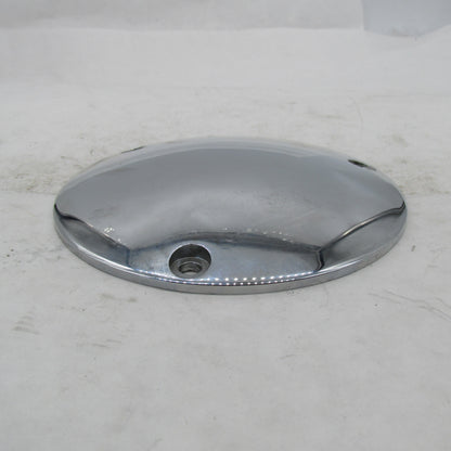 Harley OEM 70-98 Big Twin Chrome Domed 3-Hole Derby Clutch Cover 25392