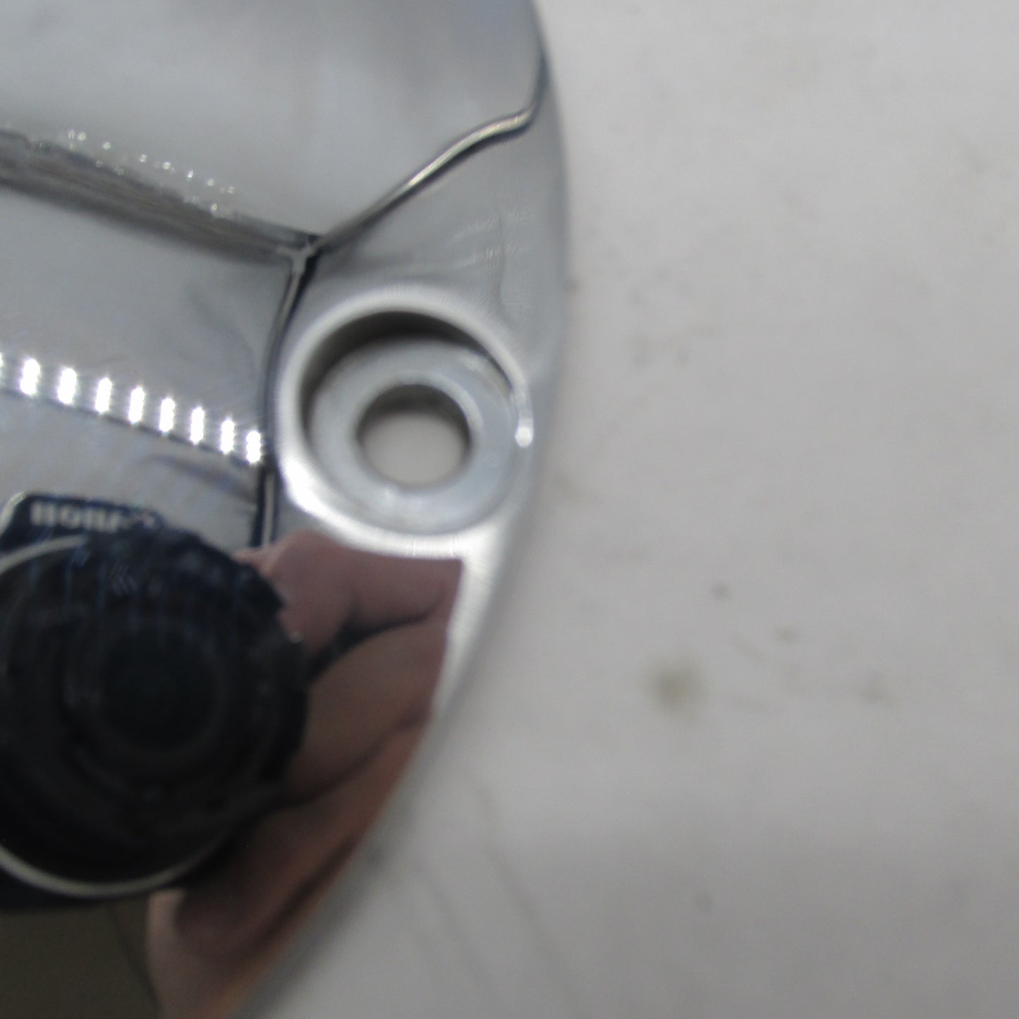 Harley OEM 70-98 Big Twin Chrome Domed 3-Hole Derby Clutch Cover 25392