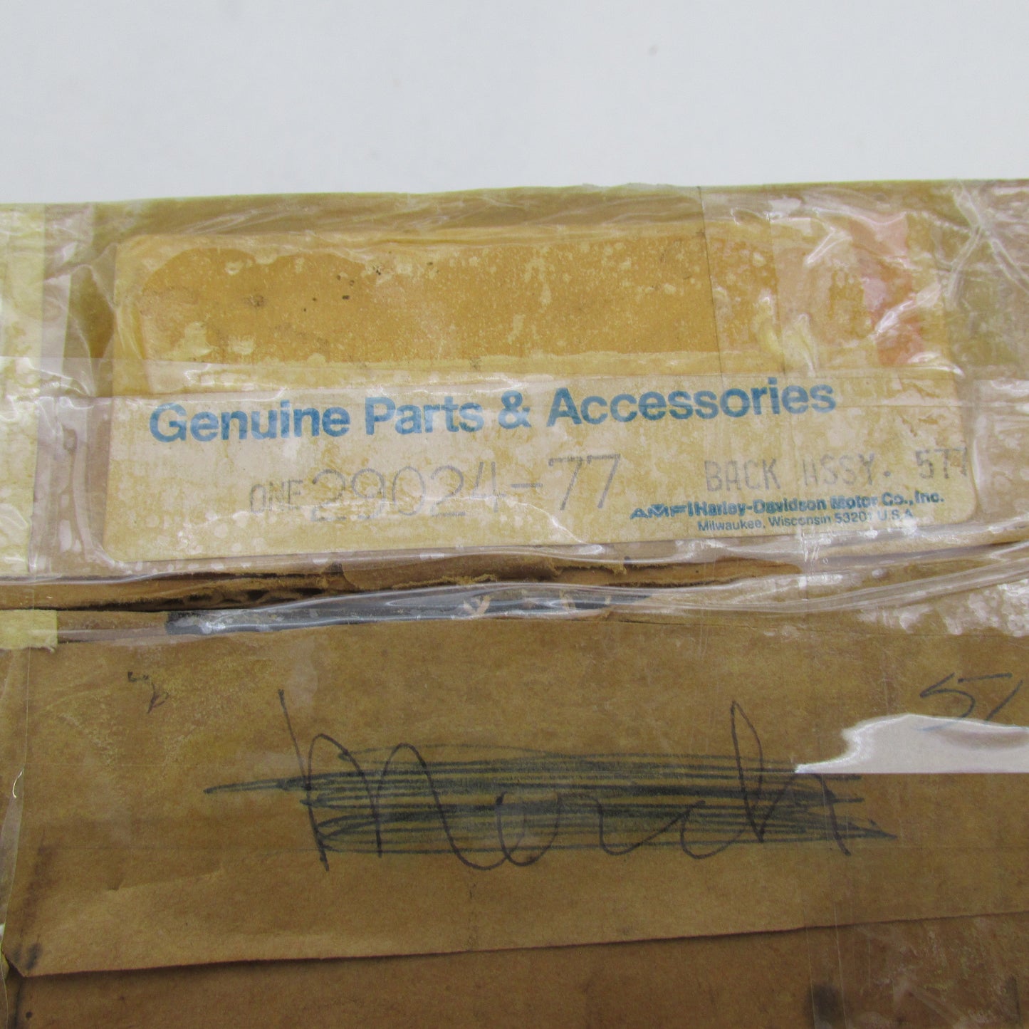 Harley Davidson OEM NOS Snorkel Air Cleaner Backing Plate FX FXS FLHS