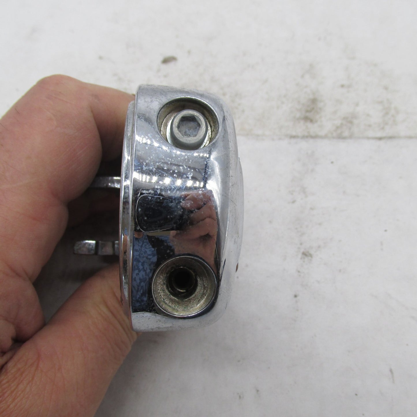 Harley Davidson OEM Chrome Left Clutch Lever Perch Bracket 38608-96