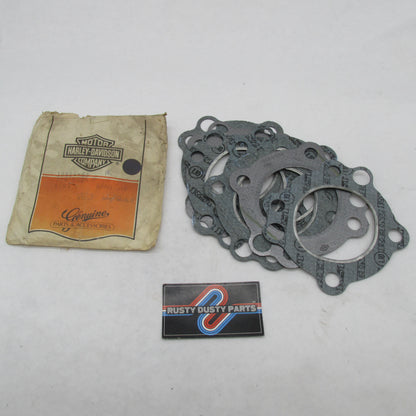 Lot of 7 Harley Davidson Genuine NOS Cylinder Head Gaskets 16664-86B