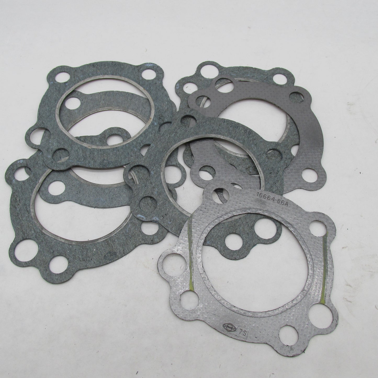 Lot of 7 Harley Davidson Genuine NOS Cylinder Head Gaskets 16664-86B