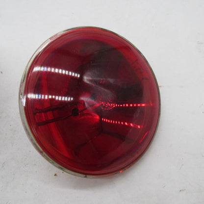 Pair of Harley Davidson Genuine NOS Red Sealed Pursuit Lamps Set 6872