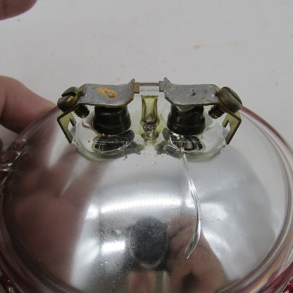 Pair of Harley Davidson Genuine NOS Red Sealed Pursuit Lamps Set 6872