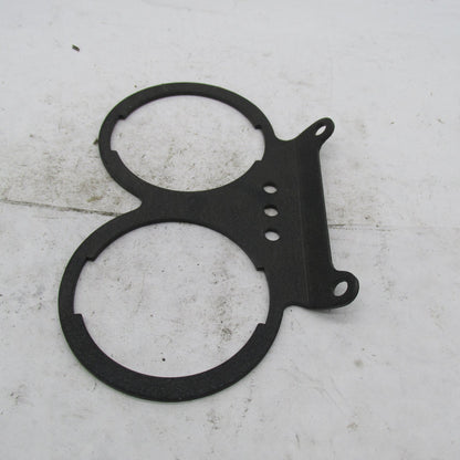 Harley Genuine 1974-82 AMF 3-Hole Wrinkle Black Dual Gauge Bracket 670