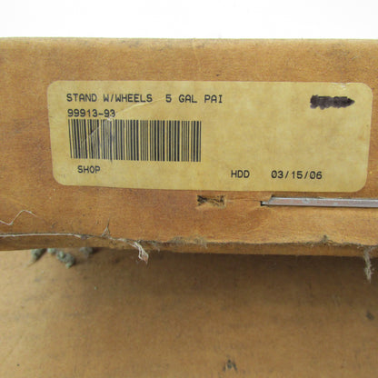 Harley Davidson OEM NOS Red 5 Gallon Bucket Stand w/ Wheels 99913-93