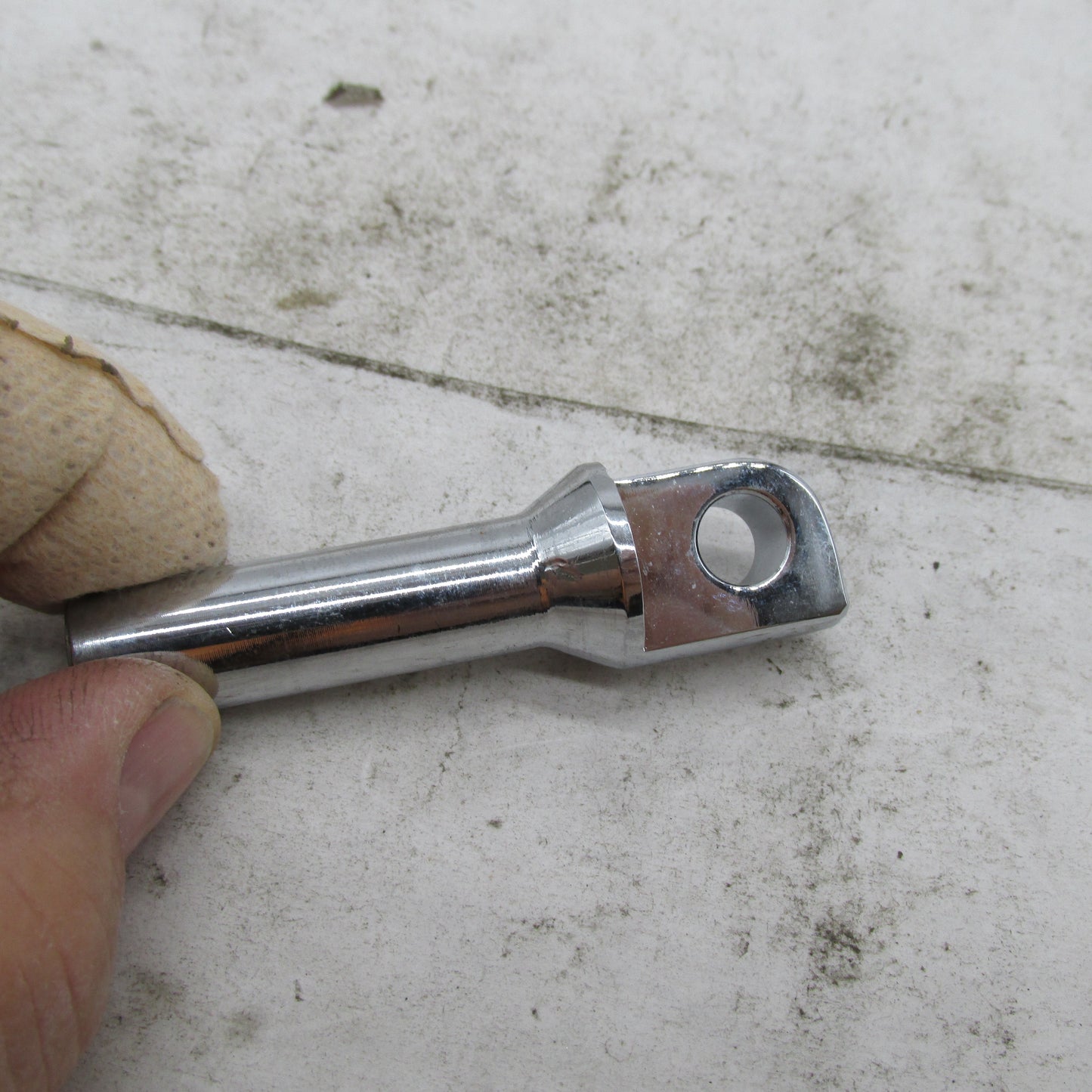Harley Davidson OEM Chrome 3" Footpeg Mount Mongoose Crash bar XL XR 5