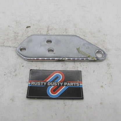 Pair of Harley Davidson OEM Chrome Footrest Mounting Plate 49354-01
