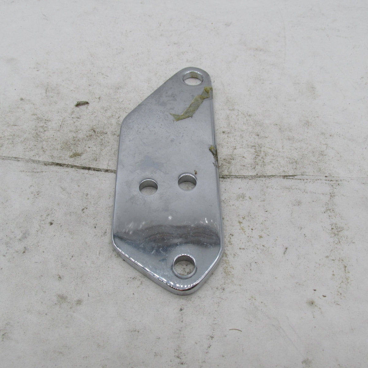 Pair of Harley Davidson OEM Chrome Footrest Mounting Plate 49354-01