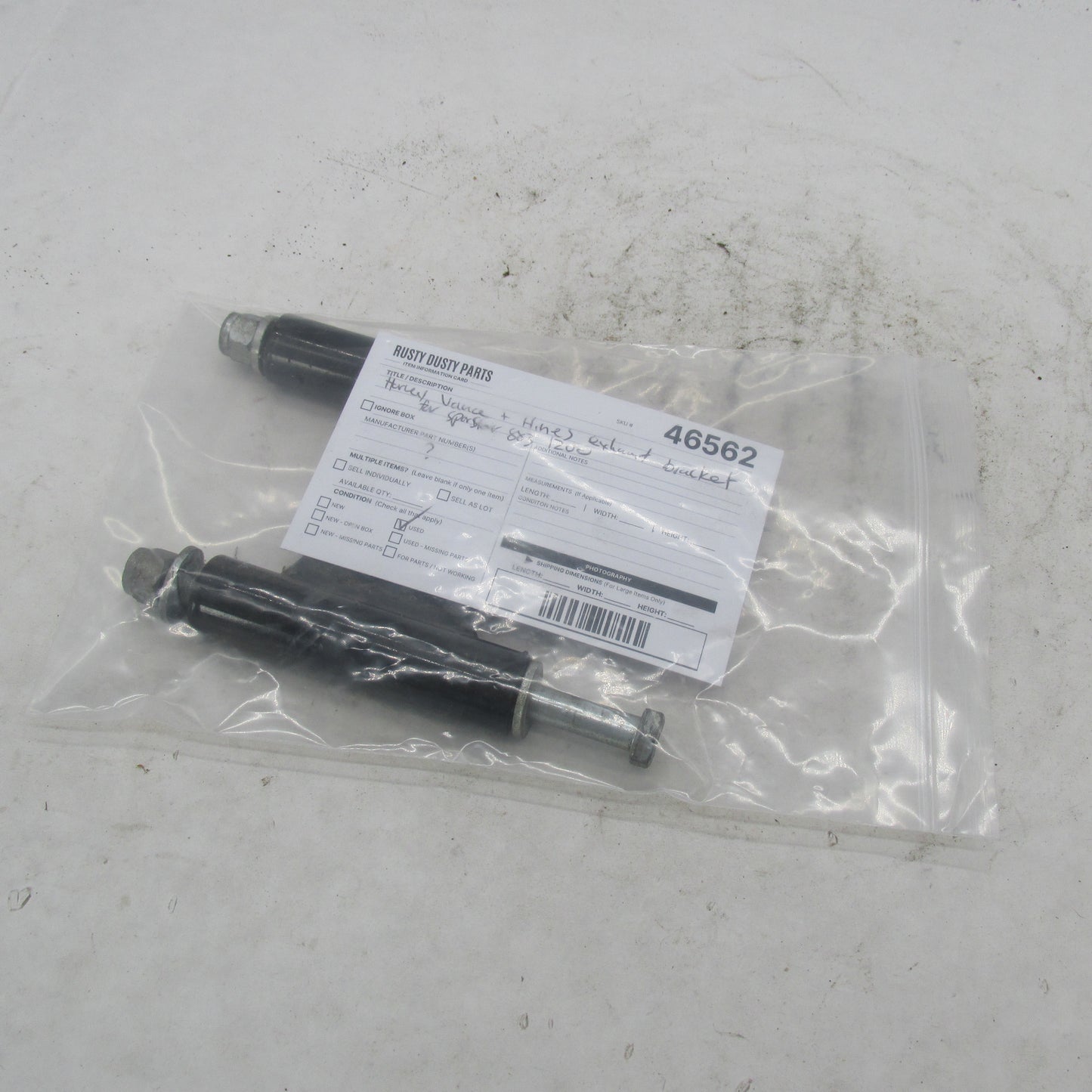 Vance & Hines Harley Sportster 883 1200 Exhaust Bracket w/ Hardware