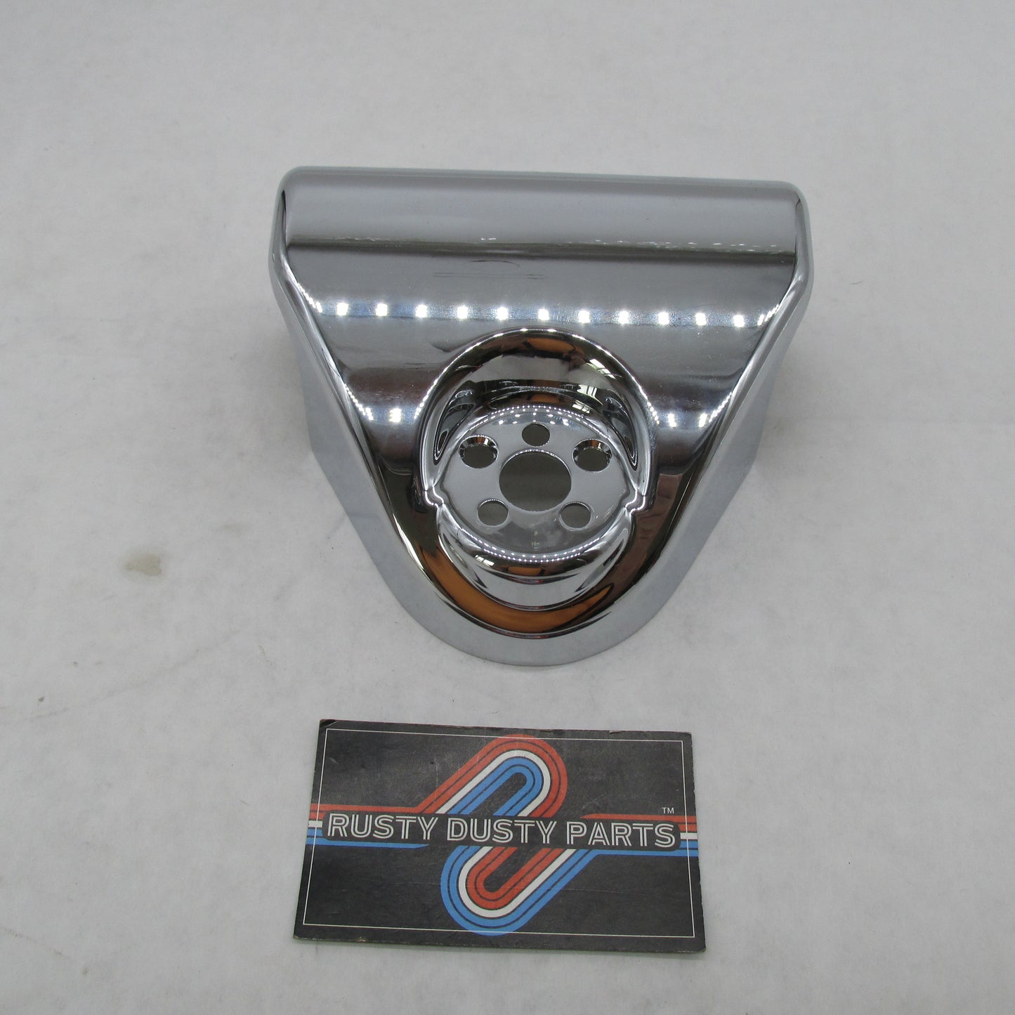 Harley OEM 03-13 Road King FLHR Nacelle Handlebar Riser Cover Chrome 6